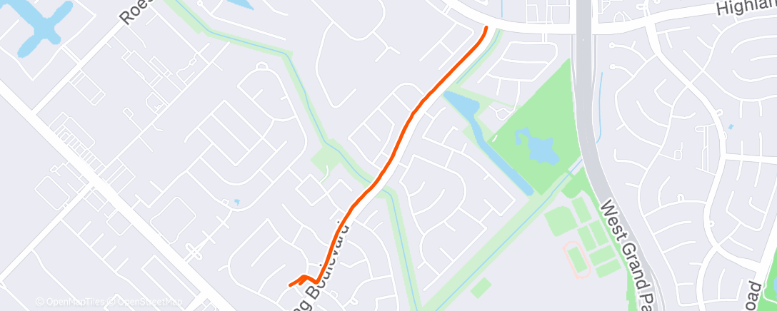 Map of the activity, nye run