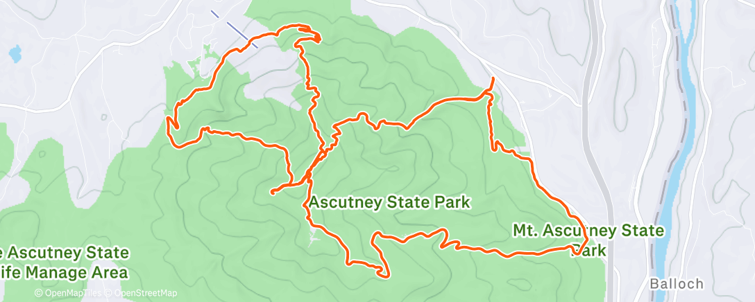 アクティビティ「Keeping D-Flew in zone 1 while I redline」の地図