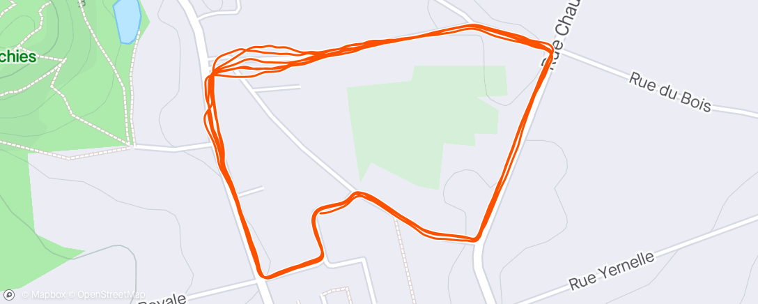 Map of the activity, Marathon près de la maison S10 E1