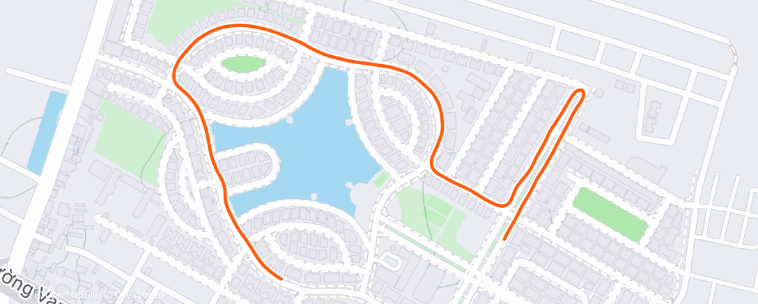 Карта физической активности (Afternoon Run)