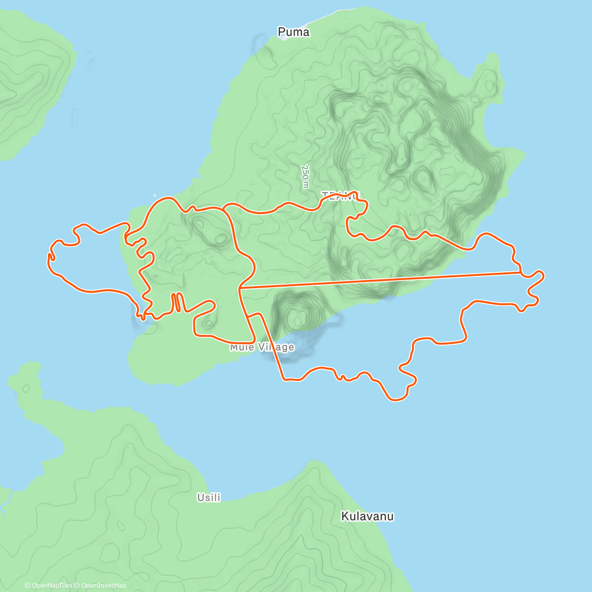 Map of the activity, Zwift - Tempus Fugit in Watopia