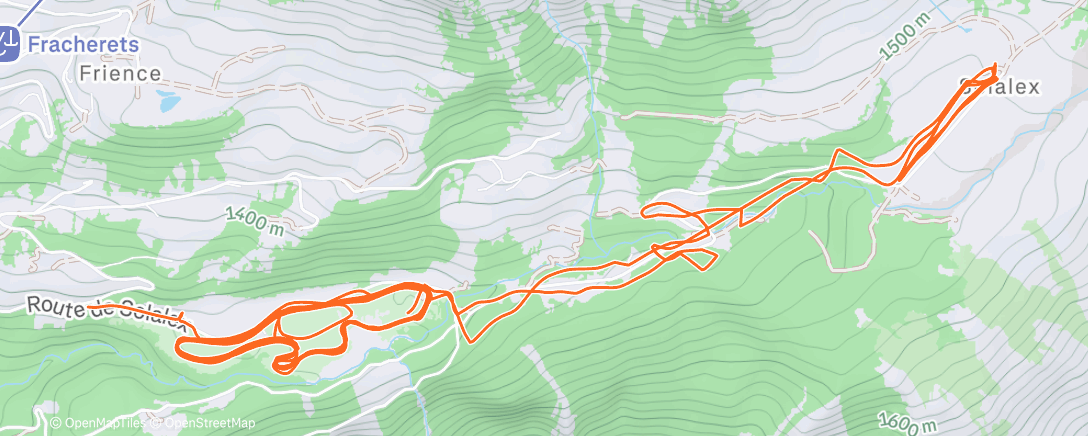 Map of the activity, Solalex