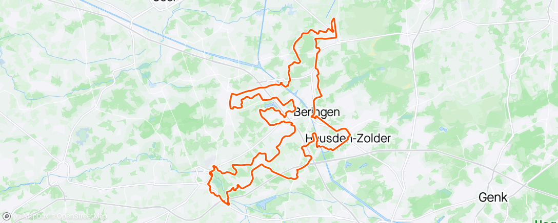 Map of the activity, (121-5u34) [GRZ] Rustige lange duur op Limburgse met water overlopen paden