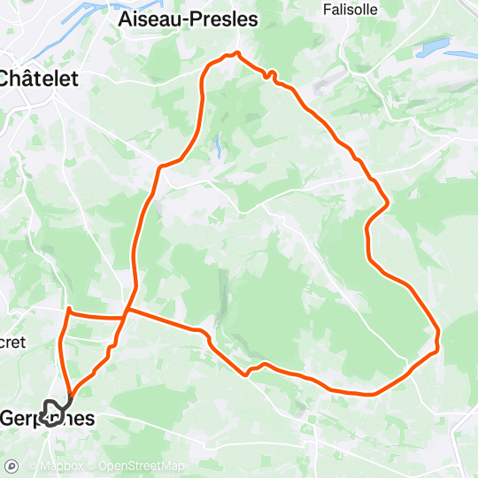 Carte de l'activité