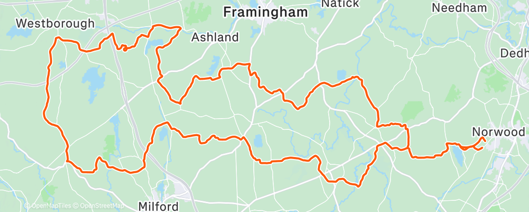 「Probably only have a handful of these rides in the bank for the winter lol」活動的地圖