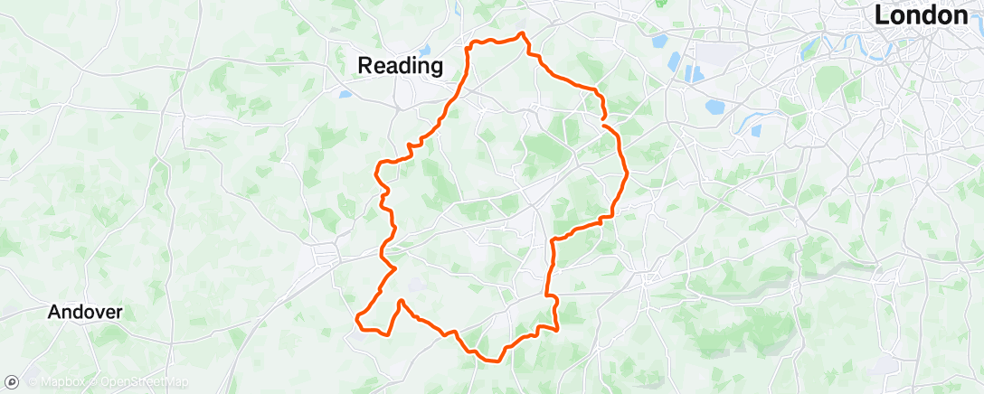 Map of the activity, Lasham