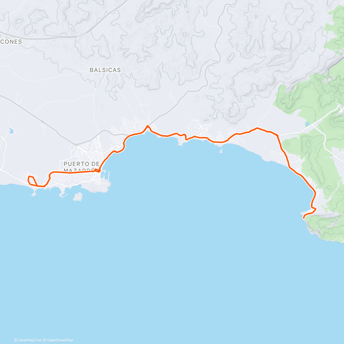 Map of the activity, wyrobić się przed atrakcjami