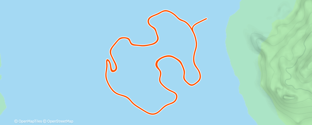 Map of the activity, Zwift - Warm Up Ride - Sample Workout on Volcano Circuit in Watopia