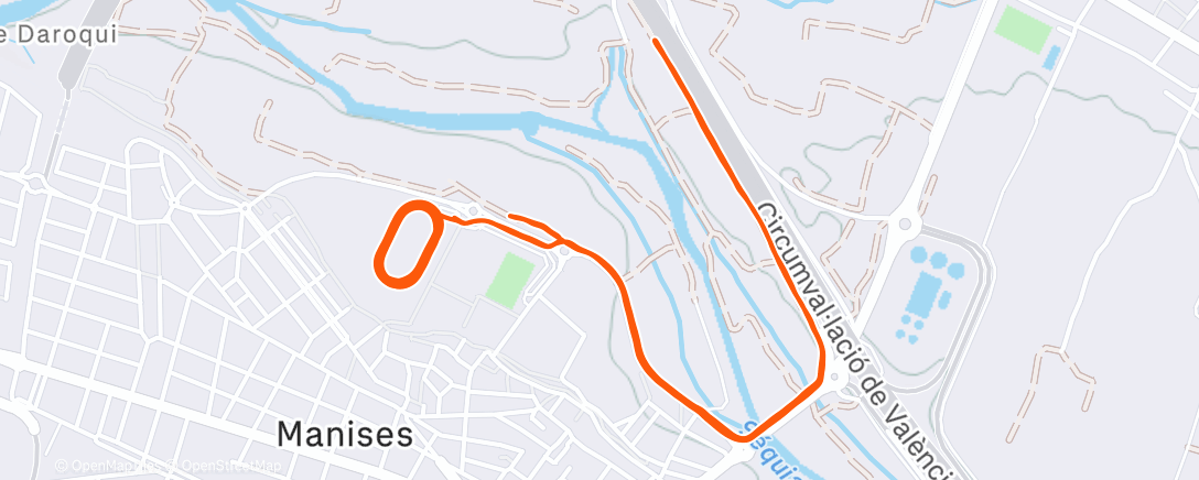 Map of the activity, Rodaje