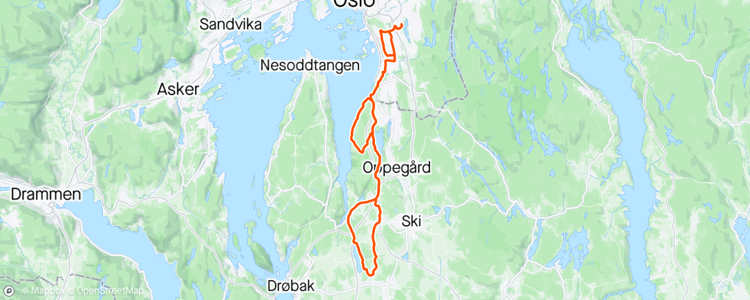 Map of the activity, Pamo comeback med Jensen🥳🤩