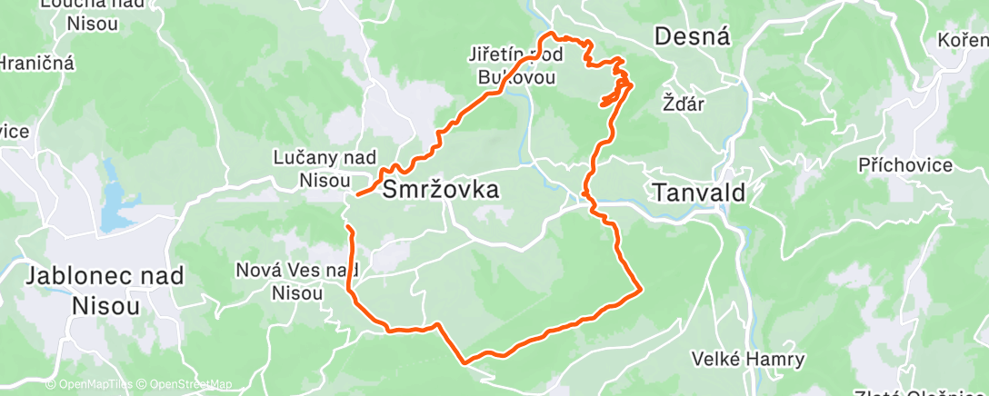 Map of the activity, Lunch E-Bike Ride