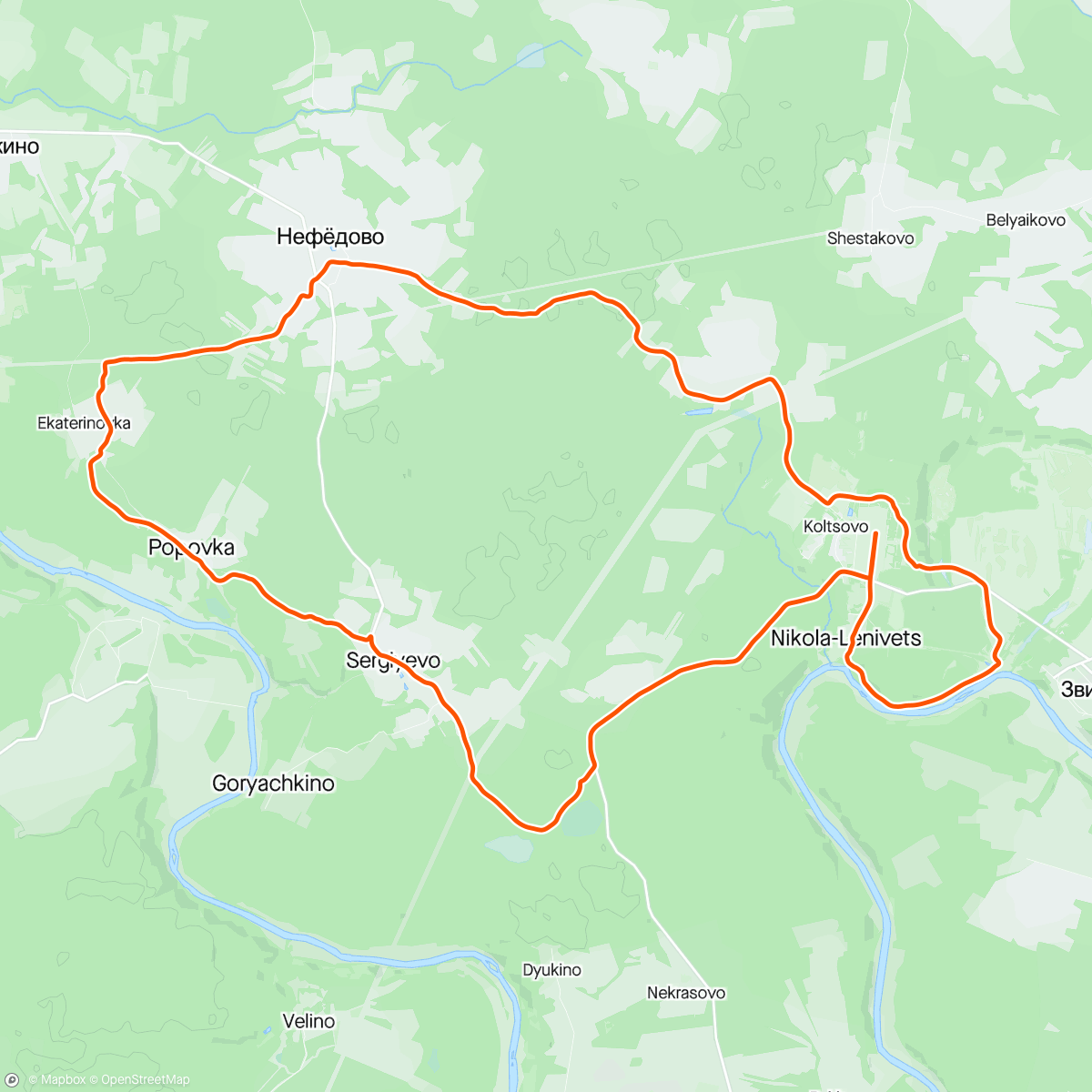 Mapa de la actividad, NLWT Trail 35