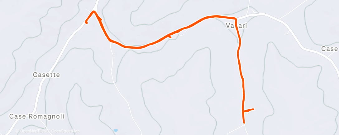 Map of the activity, Namiddagwandeling