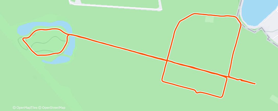 Map of the activity, Утренний забег