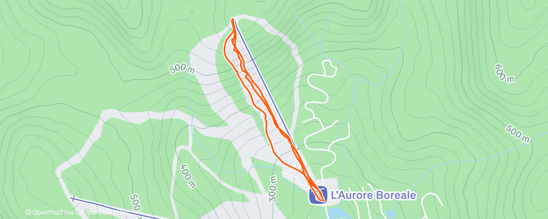 Map of the activity, Merci Père Noël pour les super conditions