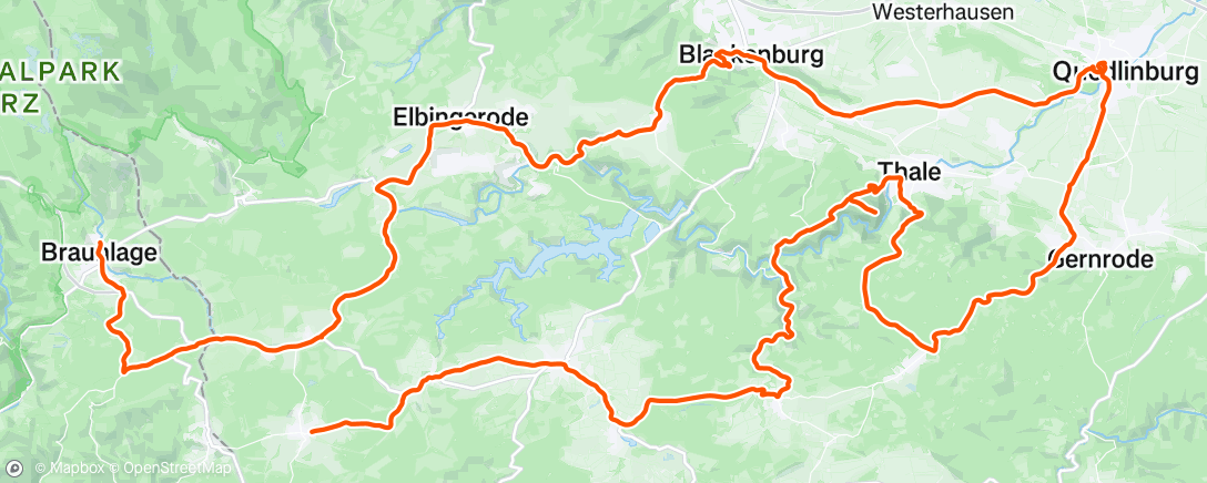 Map of the activity, Harzen #1