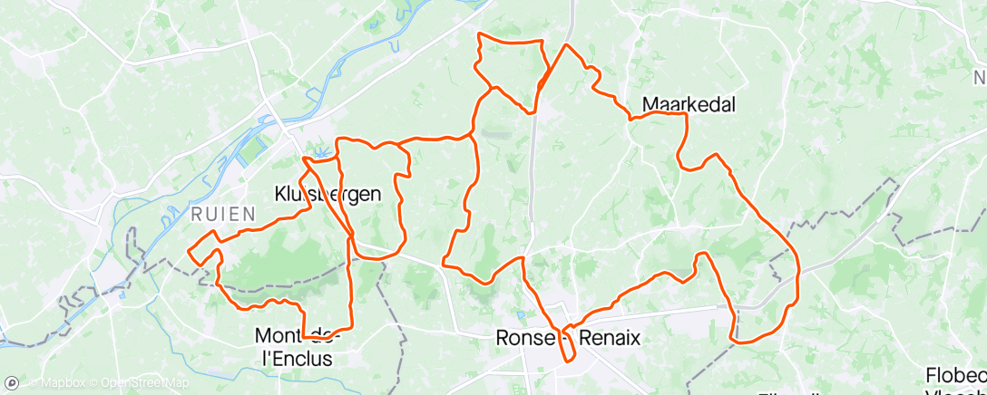 Map of the activity, RVV