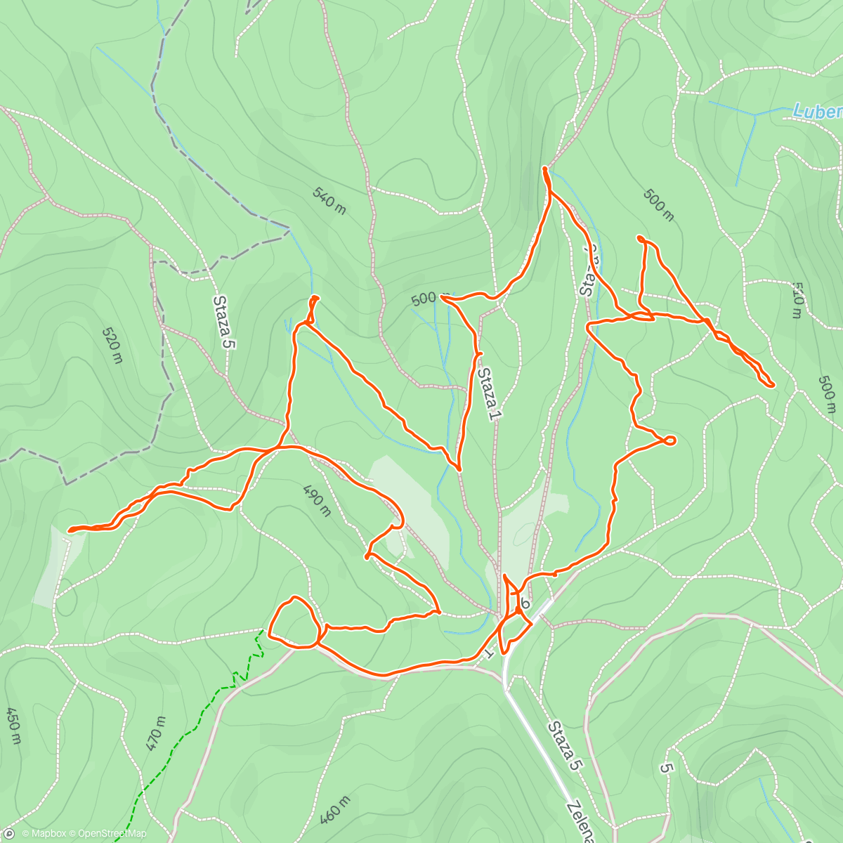 Карта физической активности (Kapela silvestarski treking)