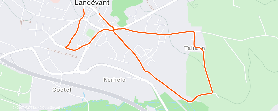 Map of the activity, Joggant