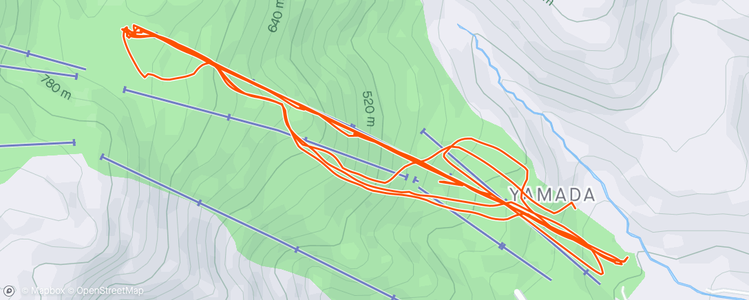 Map of the activity, Slopes - A day skiing at ニセコユナイテッド