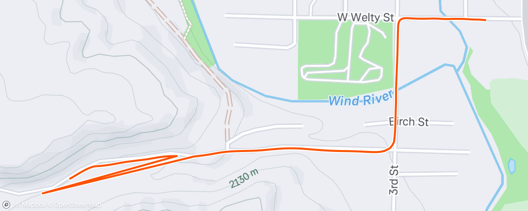Map of the activity, Morning Ride