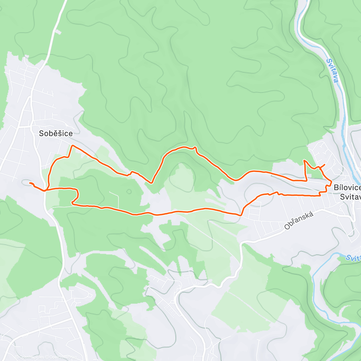 Карта физической активности (Afternoon Walk)