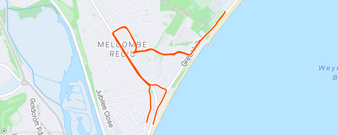 Map of the activity, Morning Ride