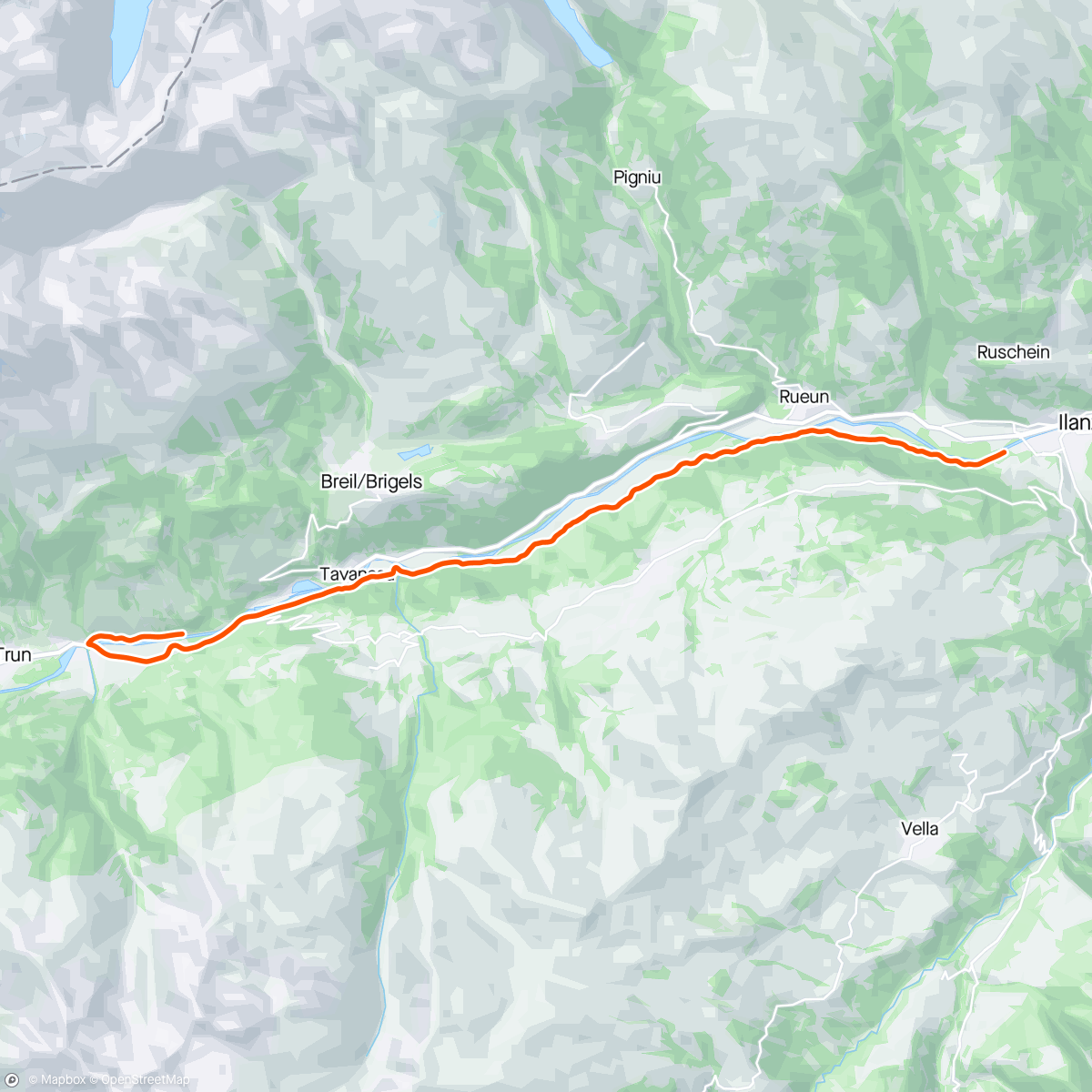 Карта физической активности (HT / gravel et route en Suisse)