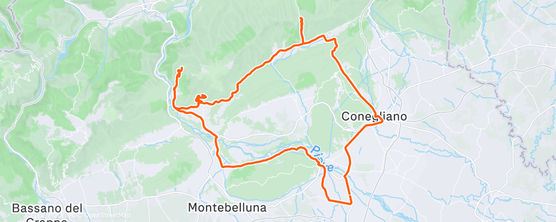 Карта физической активности (Morning Ride)