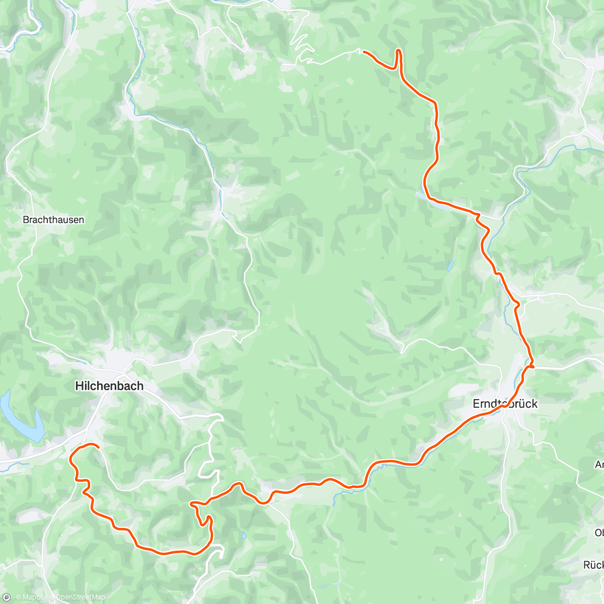 Map of the activity, ROUVY - Winter Hilchenbach | Germany