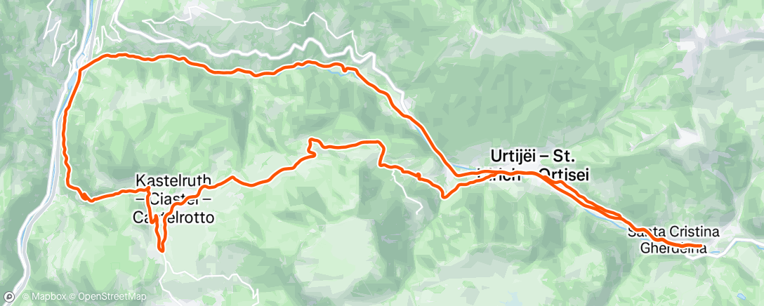 Map of the activity, Morning Ride