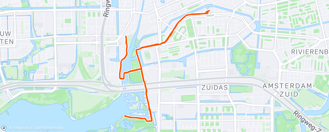 Map of the activity, Slush-zilla with Jake - felt like we were running on an icy river for most of that.