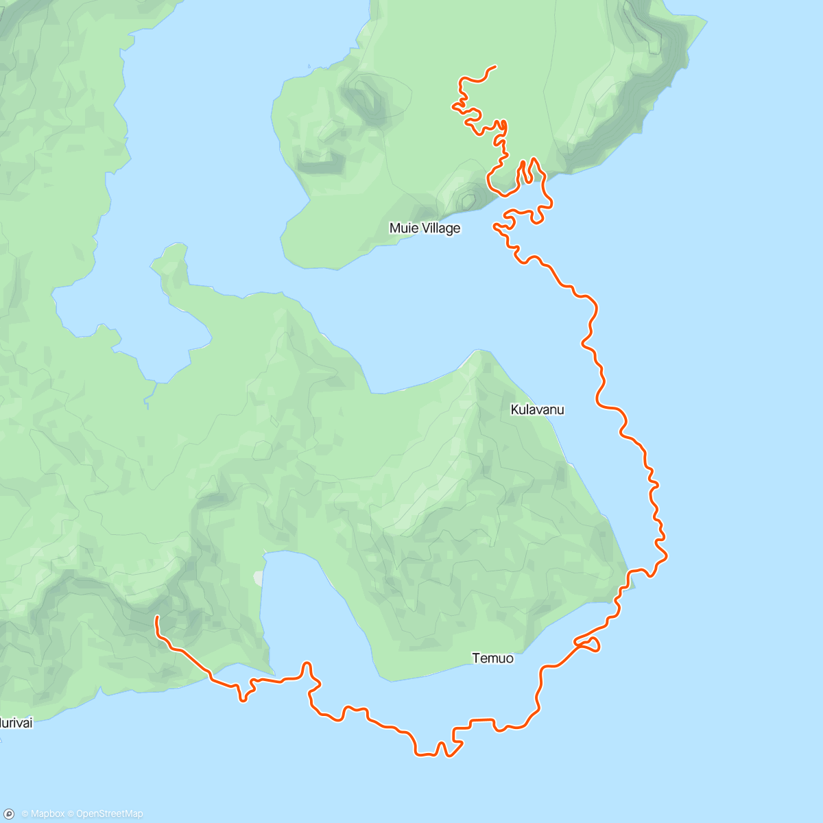 Mapa da atividade, Zwift - Endurance #1 in Watopia