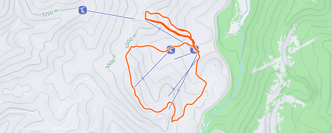 Map of the activity, Aerobic Base Building 101: Day 9 ⛷️🙌