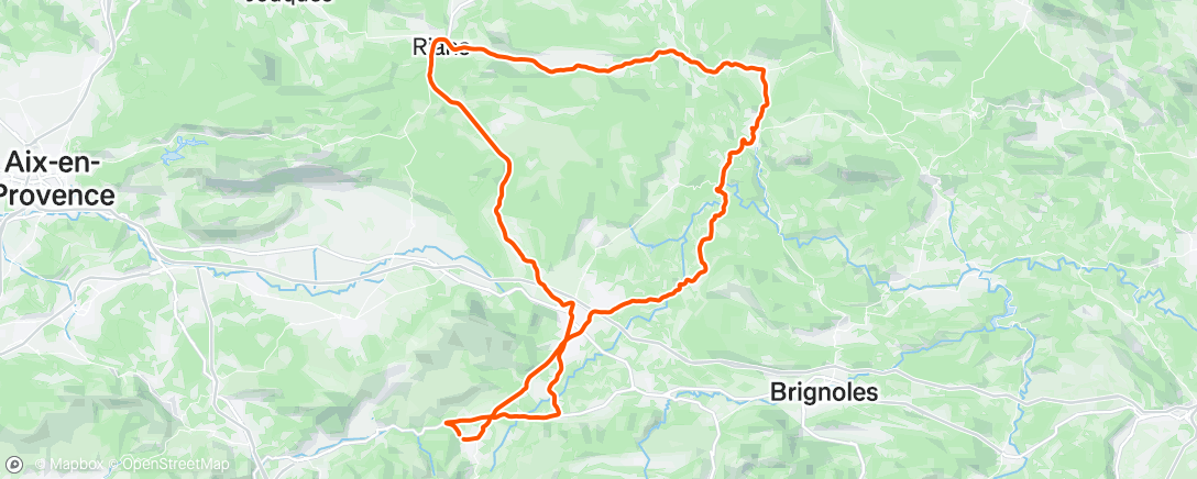 Map of the activity, 🚴 solo😀