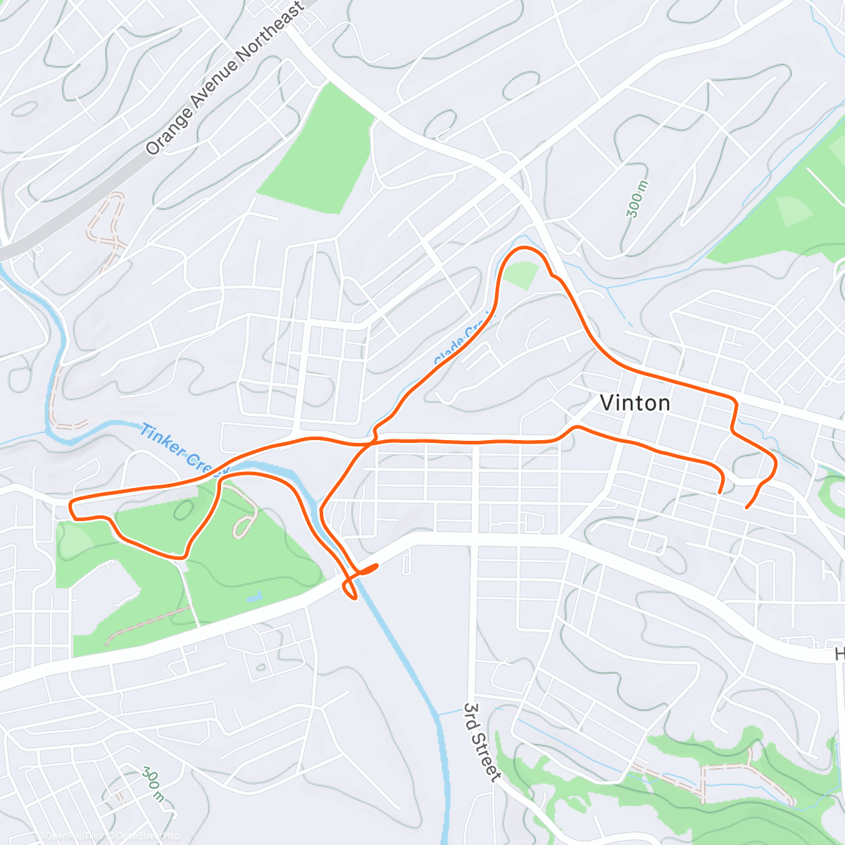 Map of the activity, sun eventually