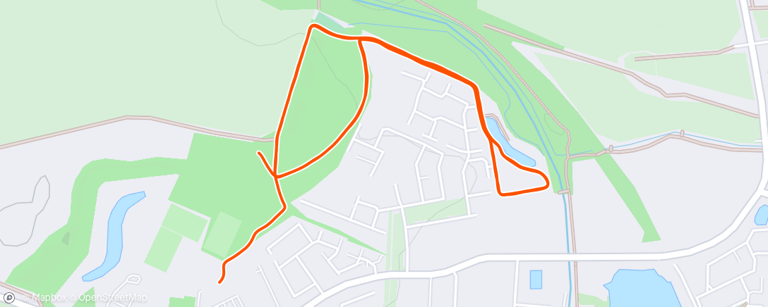 Map of the activity, Auldcathie District parkrun. Took my time. Dodgy chest.