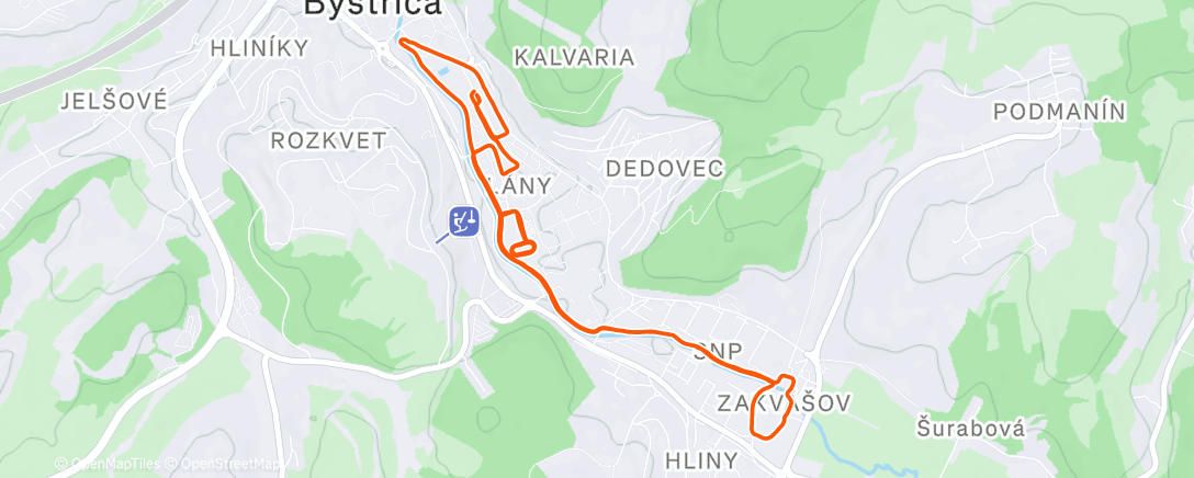 Карта физической активности (Morning Run)