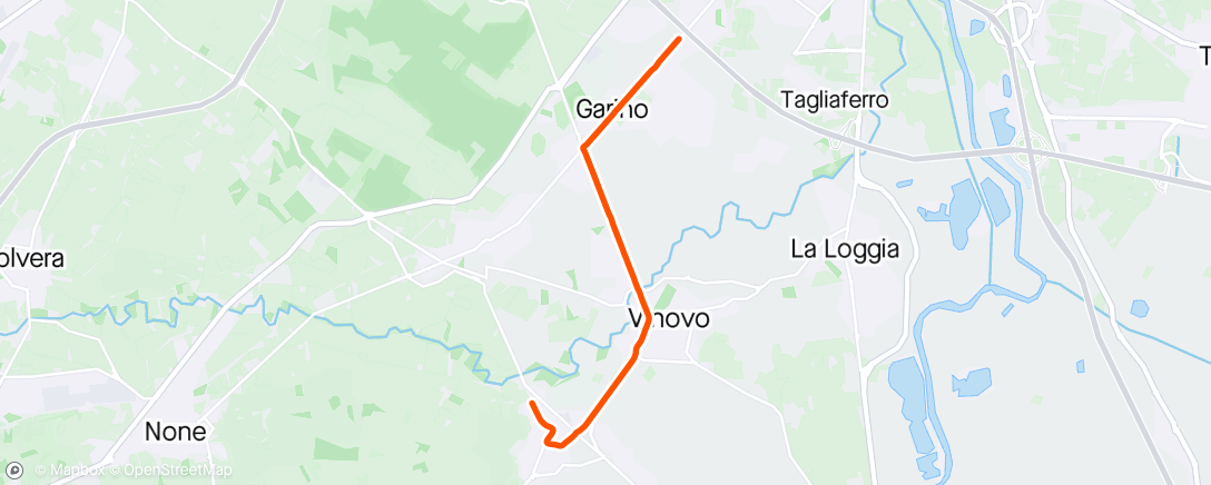 Map of the activity, Giro mattutino