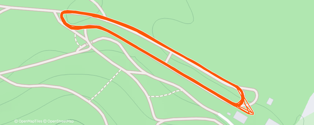 Map of the activity, Afternoon Nordic Ski