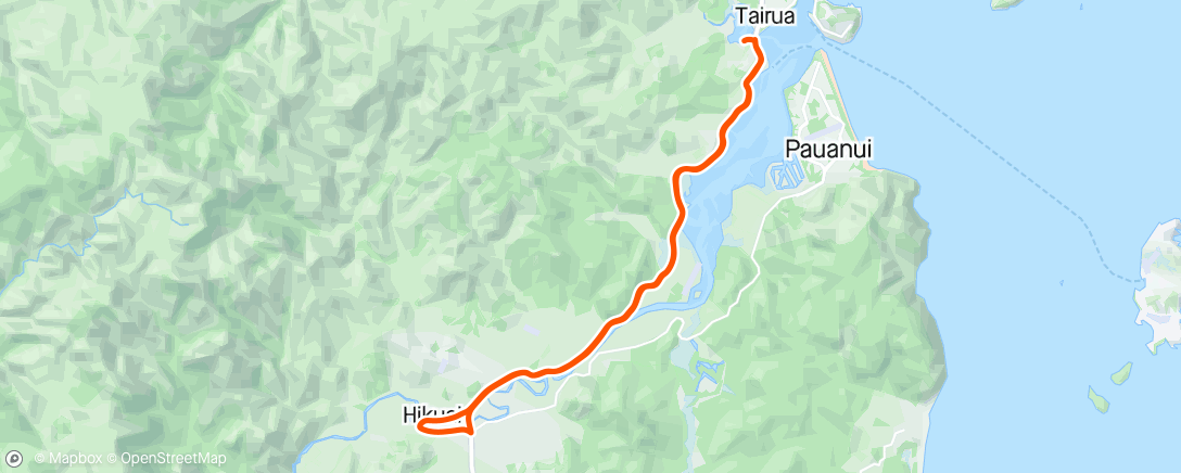 Map of the activity, Hikuai
