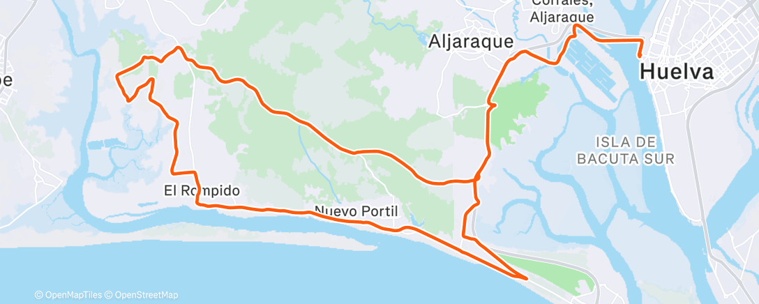 Карта физической активности (La vuelta del Rey… 🥶🍀)