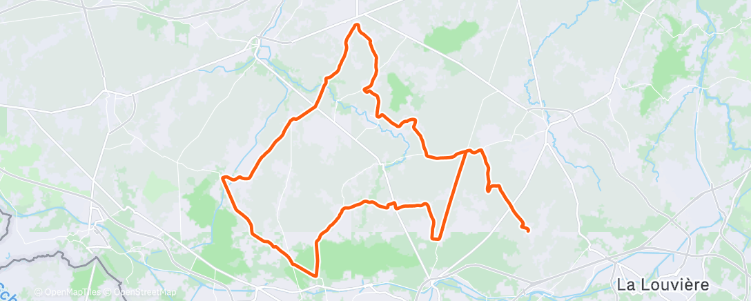 Map of the activity, Sunday ride just perfect 🚴‍♀️