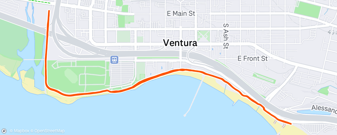 Карта физической активности (Afternoon Run)