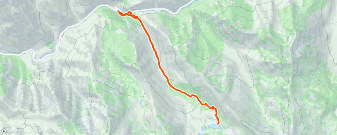 Map of the activity, Afternoon Hike