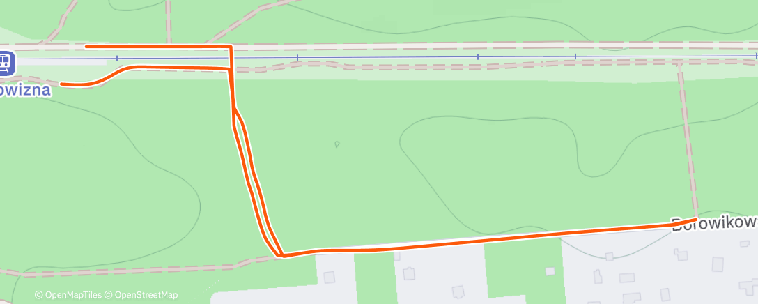 Map of the activity, Morning Run