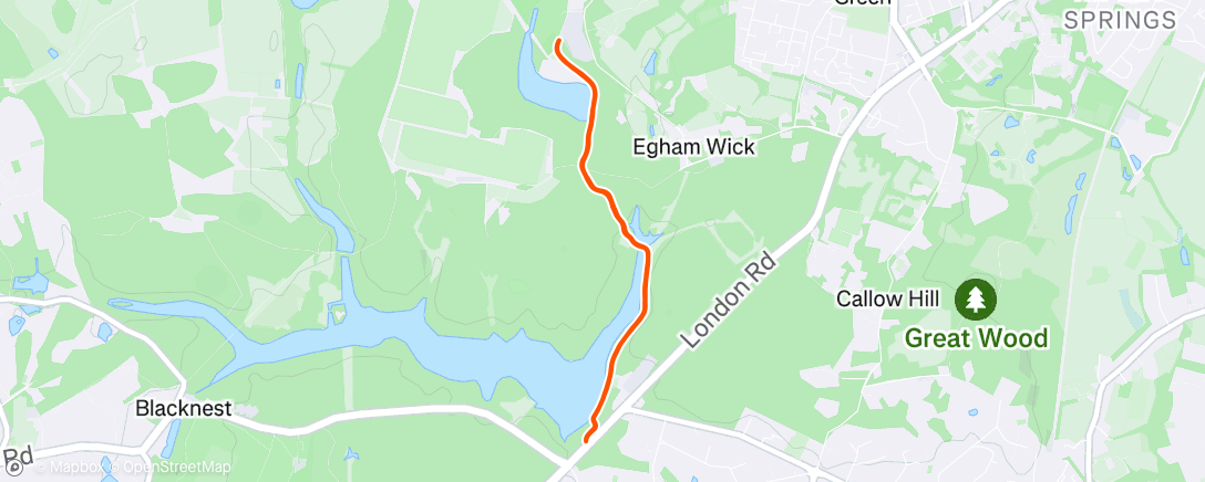 Map of the activity, Buggy run with Char