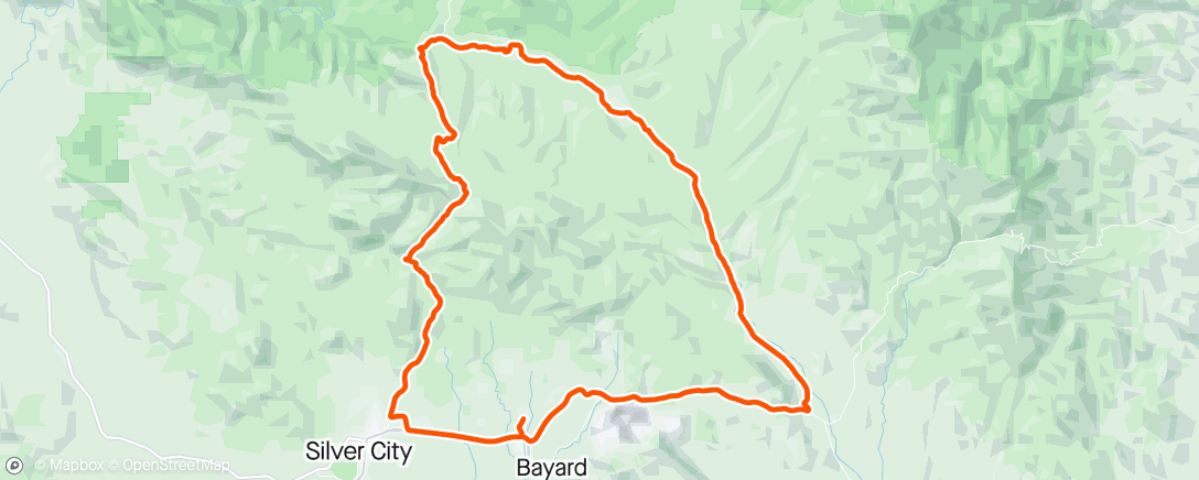 Map of the activity, Gila Stage 2