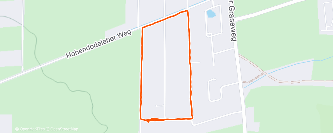 Map of the activity, Spaziergang am Nachmittag