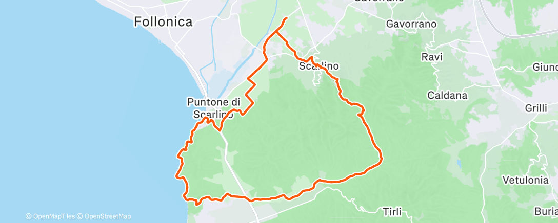 Карта физической активности (Santa Lucia)